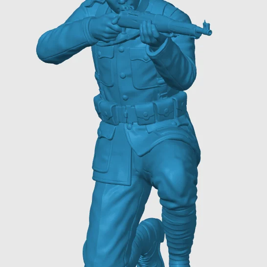 View 4 of WW1 American Infantry Soldier 6