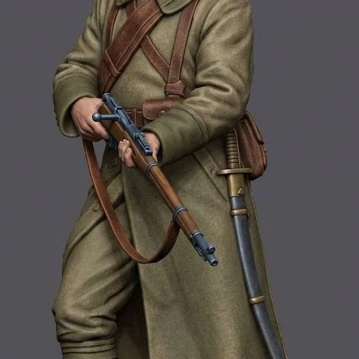 Vista 3 de WWI Russian Soldier 4