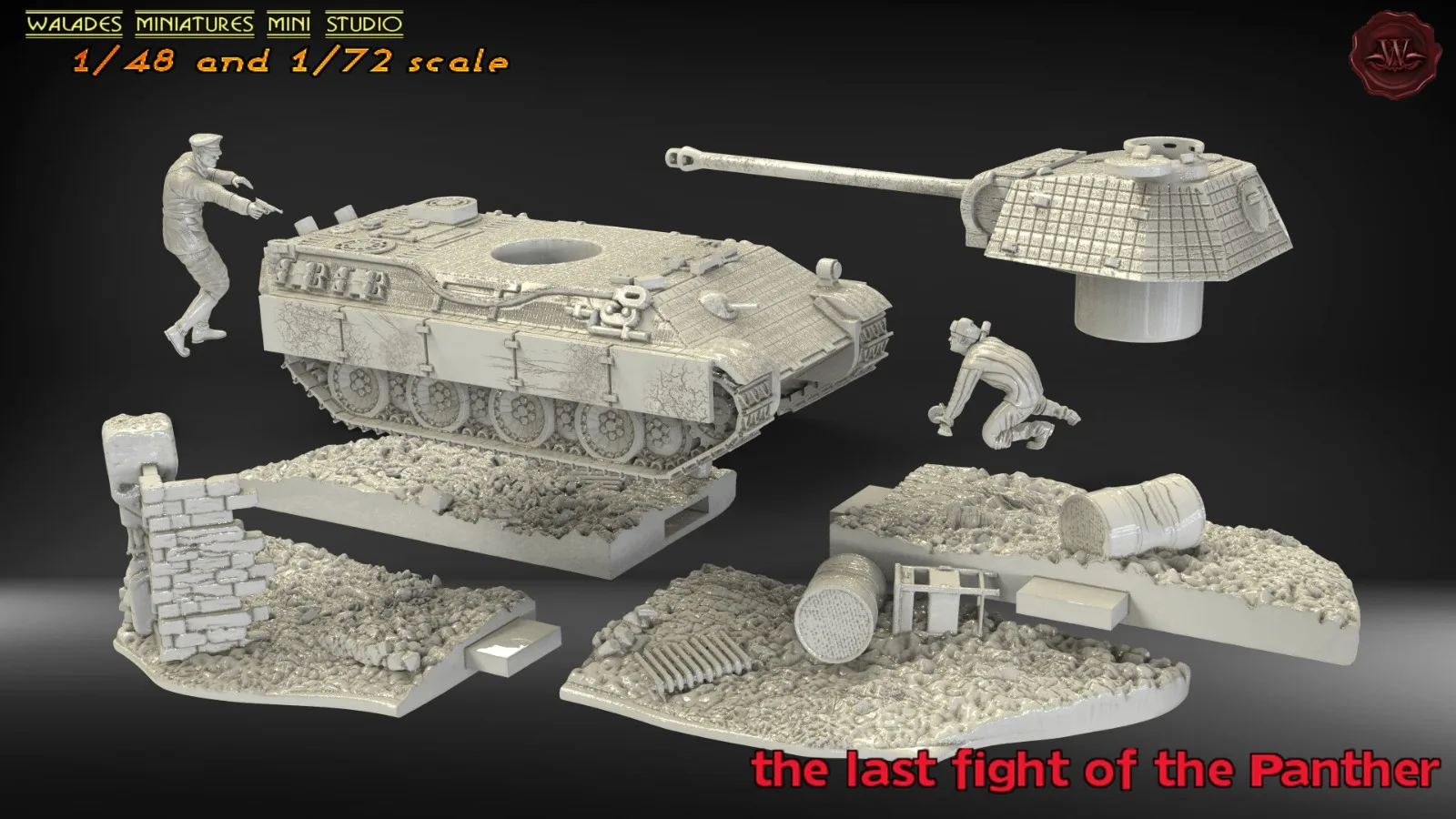 View 3 of Diorama (Last Fight of the Panther)