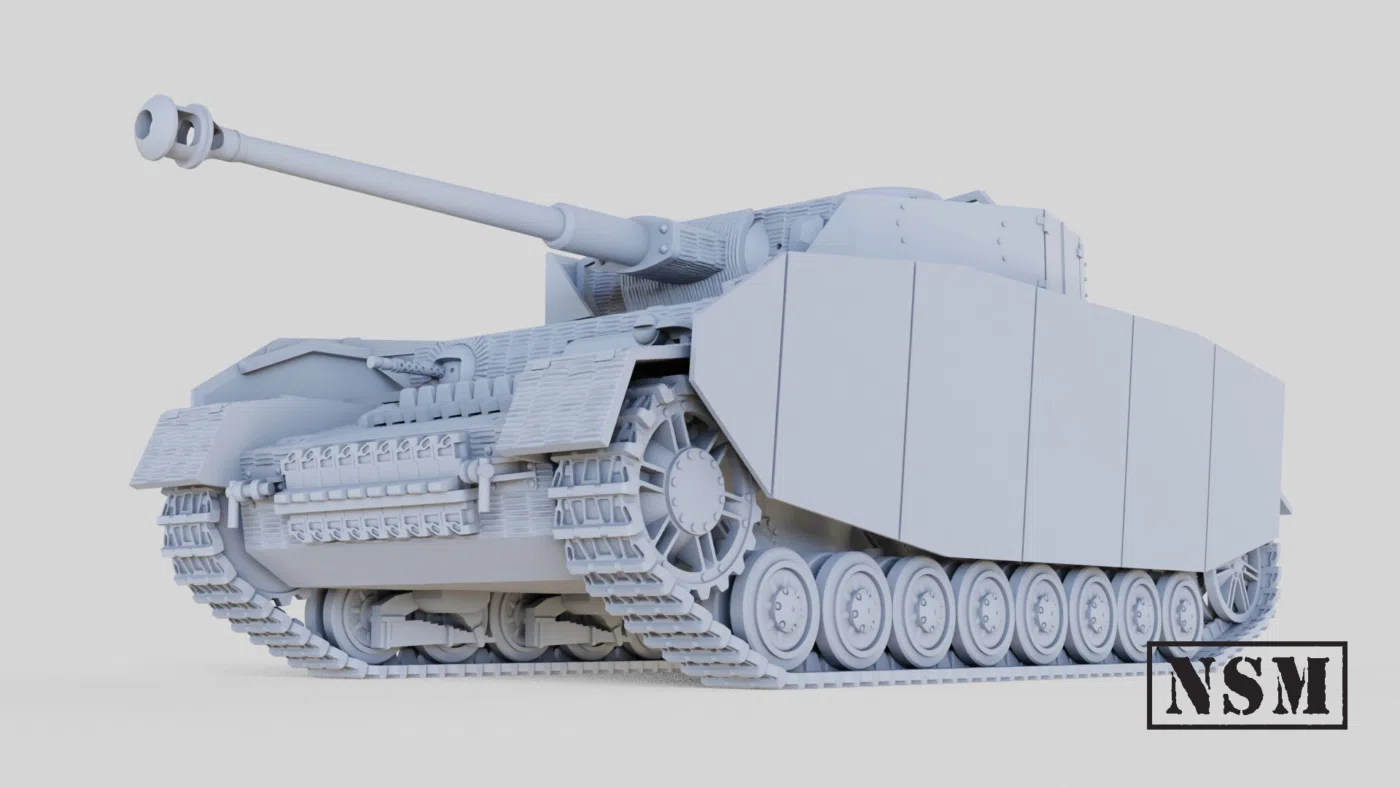Vista 3 de Panzer IV Ausf. H con Zimmerit