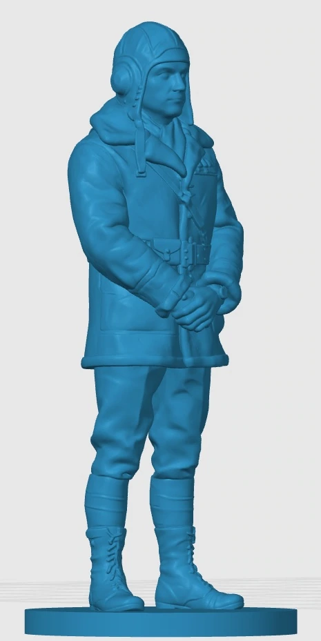View 4 of WWI British Airman